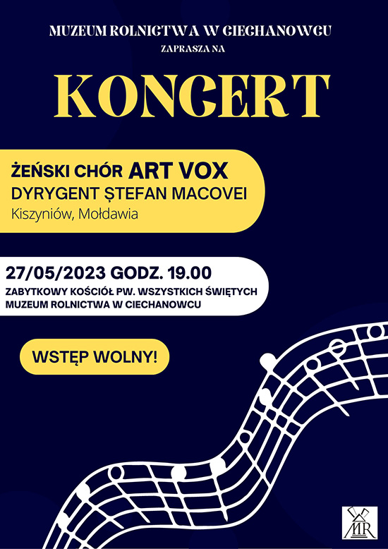 Koncert żeńskiego chóru ART VOX z Kiszyniowa w Mołdawii