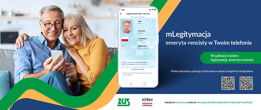Elektroniczna wersja legitymacji ZUS - mLegitymacja od stycznia 2023