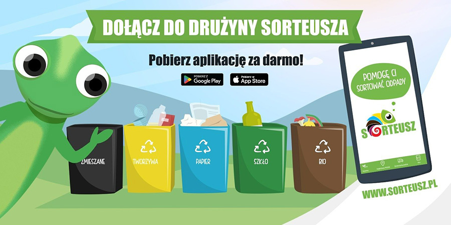 Aplikacja Sorteusz, która pomoże uporać się z dylematami na temat segregacji odpadów