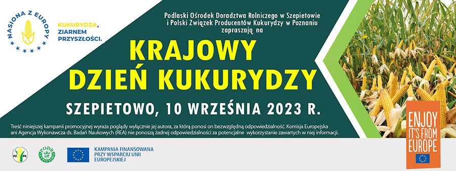 10 września spotkajmy się na Krajowym Dniu Kukurydzy w PODR Szepietowo