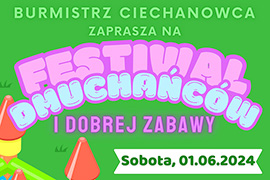 Festiwal Dmuchańców i Dobrej Zabawy na plaży miejskiej z okazji Dnia Dziecka