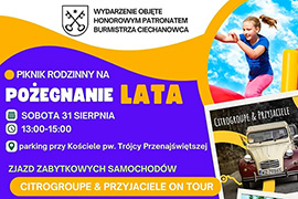 Piknik Rodzinny na Zakończenie Lata, a w programie wiele atrakcji dla każdego