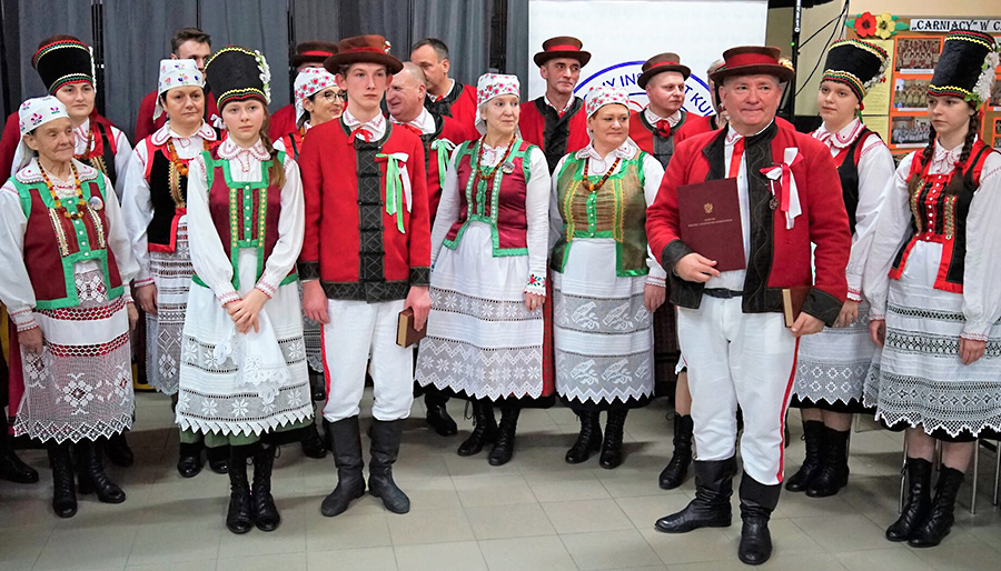 Burmistrz Ciechanowca zaprasza na występ kurpiowskiego Zespołu  Folklorystycznego „Carniacy” 