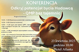 Konferencja dla Hodowców Bydła „QMP bez tajemnic” poszerzenie wiedzy w zakresie opasu bydła