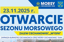 Zimna woda, gorąca atmosfera - 23 listopada wielki start sezonu morsowego w Ciechanowcu 
