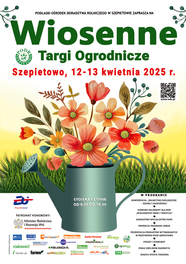 Niech wiosna rozkwitnie w ogrodach - Wiosenne Targi Ogrodnicze w Szepietowie