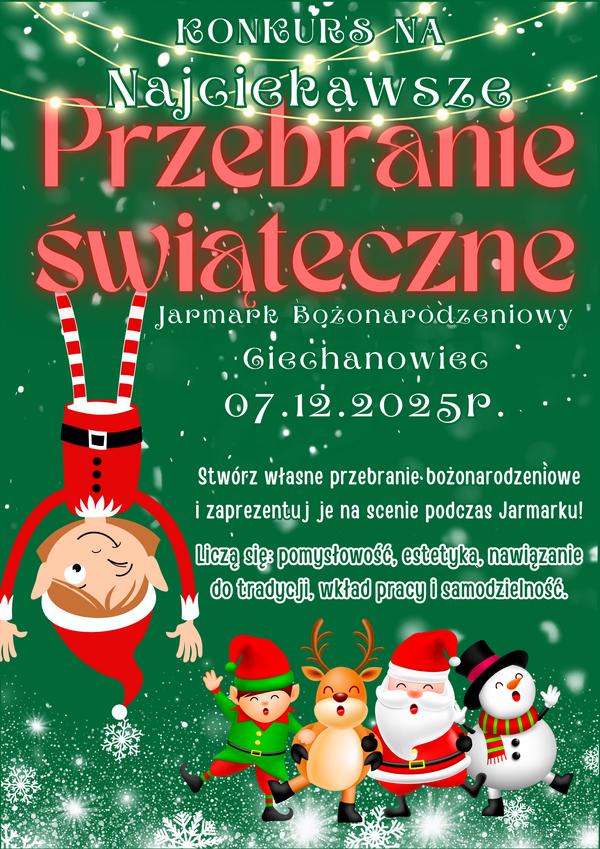 Burmistrz Ciechanowca ogłasza Gminny Konkurs na Najpiękniejszą Bombkę Bożonarodzeniową