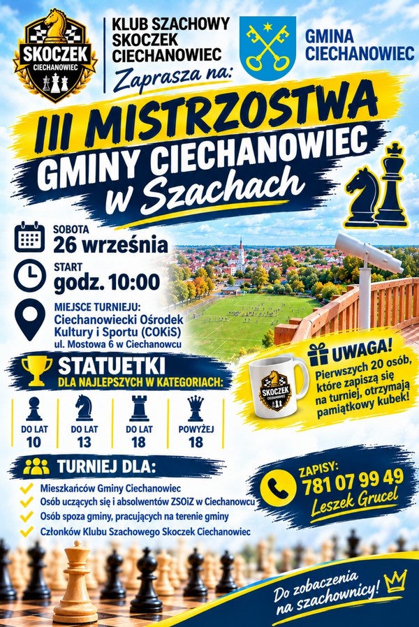III Mistrzostwa Gminy Ciechanowiec w Szachach