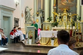 Uroczyste pożegnanie Księdza Tadeusza Kryńskiego po 14 latach posługi w Ciechanowcu