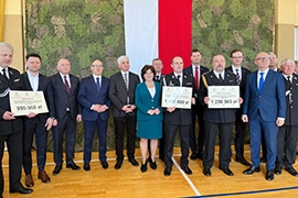 Promesa na 1 250 000 zł na dofinansowanie zakupu ciężkiego samochodu ratowniczo-gaśniczego