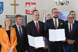 Historyczna chwila. Umowa na dofinansowanie budowy obwodnicy Ciechanowca podpisana.