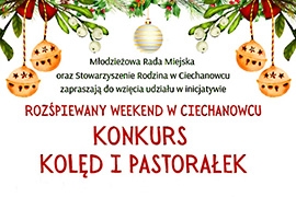 Rozśpiewany Weekend w Ciechanowcu - konkurs kolęd i pastorałek dla dzieci i młodzieży ze szkół gminy Ciechanowiec