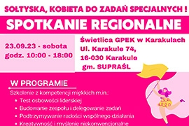 Zapraszamy Sołtyski, członkinie rad sołeckich i lokalne liderki na spotkanie z ekspertką do sołeckich tematów