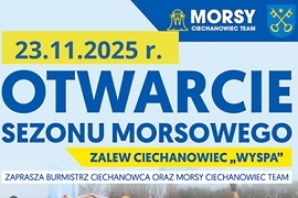 Zimna woda, gorąca atmosfera - 23 listopada wielki start sezonu morsowego w Ciechanowcu 