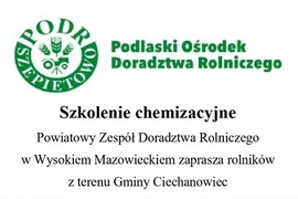 Szkolenie chemizacyjne uzupełniające z zakresu stosowania srodków ochrony roślin