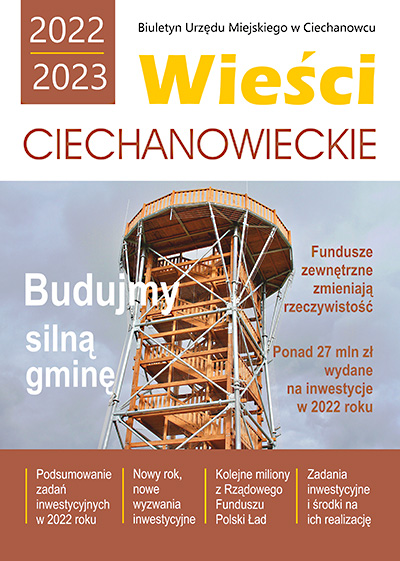 Nowe wydanie Wieści Ciechanowieckich, biuletynu informacyjnego gminy Ciechanowiec